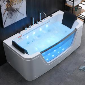China 1 People Indoor Jacuzzi Bathtub Combo Massage With Double Pillow on sale