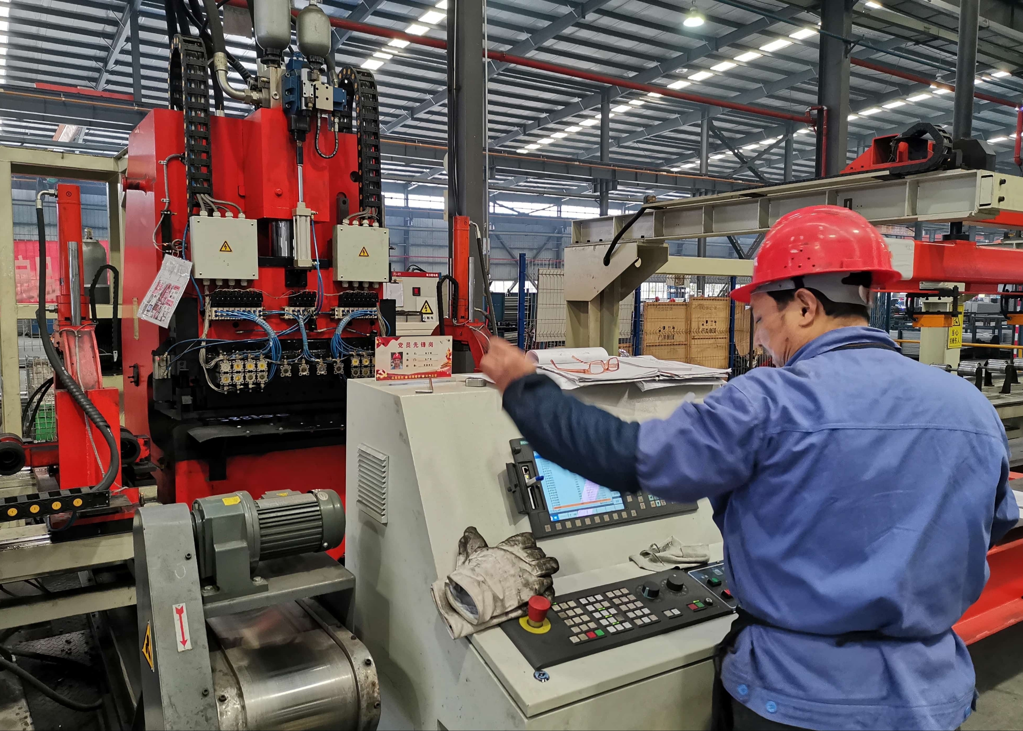 4000-12000mm Workpiece Length Frame Beam CNC Punching Production Machine Line