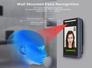 China Security Biometric Time Attendance Terminal / IC Card Face Detection Access Control System on sale