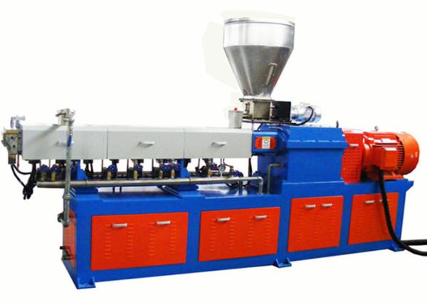 Color Masterbatch Conical Twin Screw Extruder Machine Pp Pe Masterbatch
