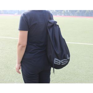 Double Shoulder Drawstring Sack Bag , Washable Sports String Backpack