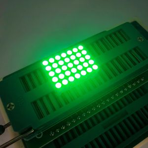 1.9mm Common Cathode DOT Matrix Pure Green LED Display