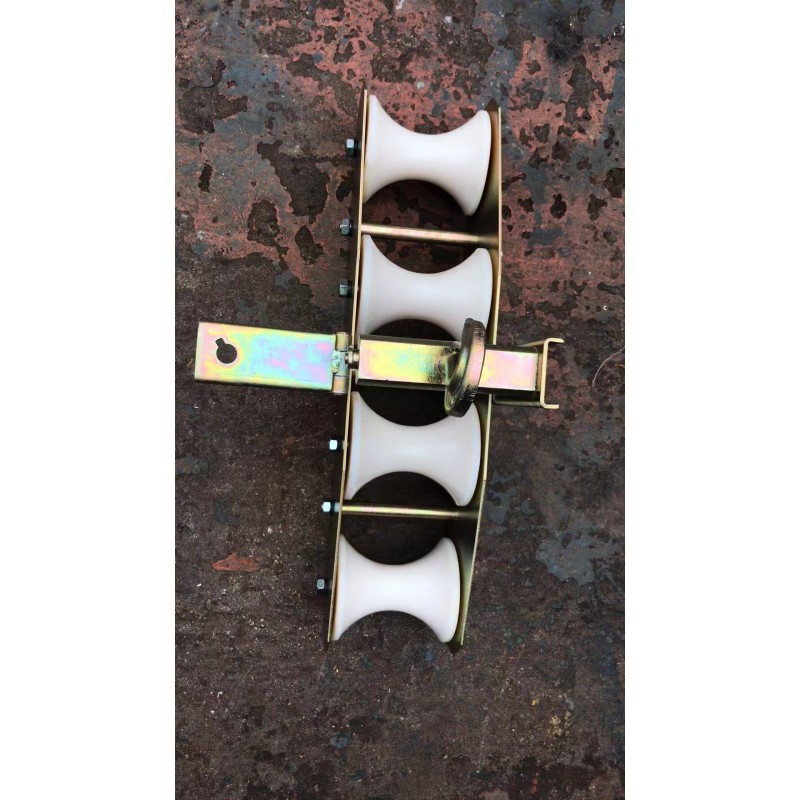 20kN Rated Load OPGW Cable Pulley Block with Max Ø22mm Capacity and Low-Wear Sheave Design for Power Line Installation