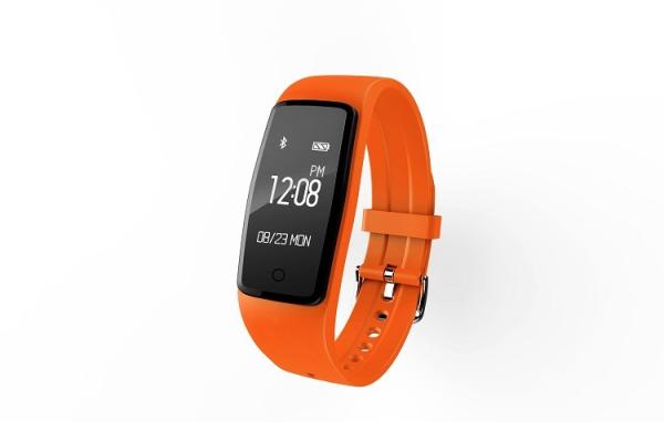 Quality 2018 hot sale orange smart bracelet  motion tracking and detection of sleep, sedentary reminds, movement patterns  GPS for sale