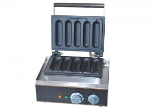 China Electric Grilled Hot Dog Waffle Machine For Snack Bar 220V 1550W wholesale
