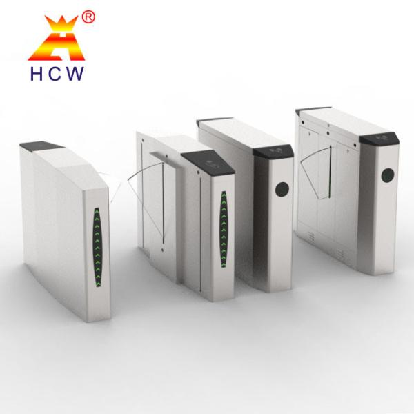 Quality QR Code Flap Barrier Turnstile Biometric Recognition Access Control Turnstiles for sale