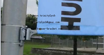 light pole sign flag banner hardware