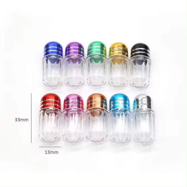 Mini Single Clear Empty Pill Capsules Odorless And Versatile Storage Solution