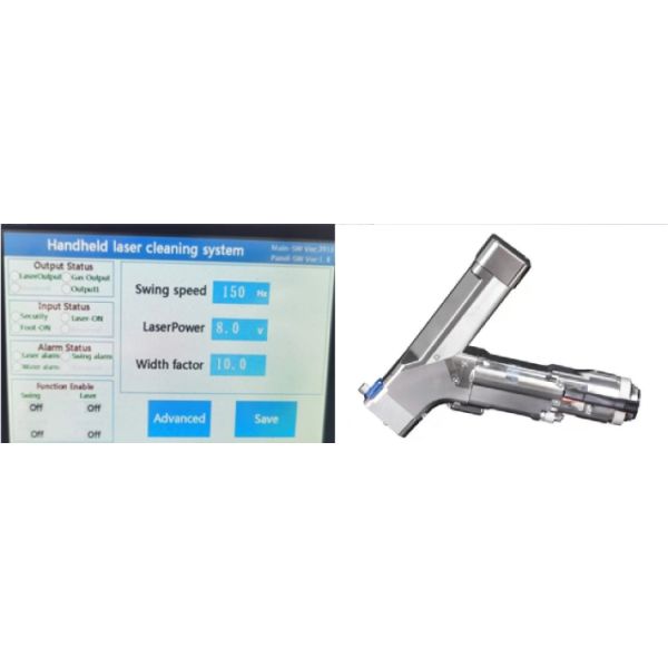 Handheld WSX CW Fiber Laser Cleaner Machine For Metal Surface Cleaning 2000 Watt