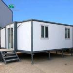 China Internal Space Expandable Prefab House Expanding Container House For Dormitory for sale