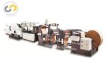 Multi-function square bottom paper bag making machine with handle hole