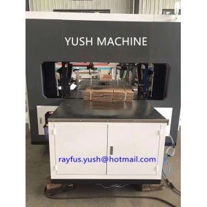 Inline Carton Folder Gluer Machine / Automatic Pasting Machine Bundling Pe
