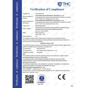 Foshan Nanhai Senhu Photoelectric Technology Co., Ltd. Certifications