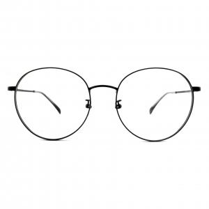 China FM2597 Durable Lightweight Metal Spectacles Frames Unisex Optical Round Eyewear on sale