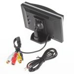 Silver Color Car Reverse Camera With Lcd Monitor , Rear View Monitor System 30ms