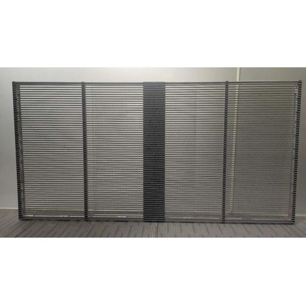 Indoor P3.9-P7.8 Glass Window Led Display Screen For Shop 5000 cd/sqm