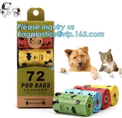 Earth-Friendly Dog Waste Bag Poop Bags Custom Printed Wholesale Biodegradable Pet Dog Poop Bag, BAGPLASTICS, BAGEASE, PA