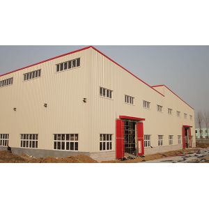 China Open Layout Steel Structure Warehouse Large Span Free Design on sale
