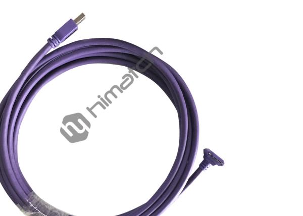 Quality Round Standard USB Cable , A/M To Micro B USB Cable With Thumbscrew Locking for sale