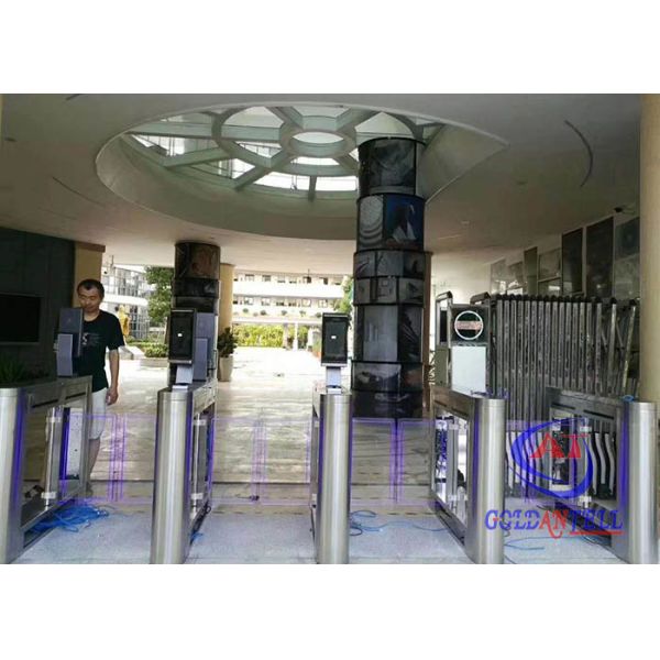Contactless face detection turnstile / Wifi Camera thermometer indicator Time