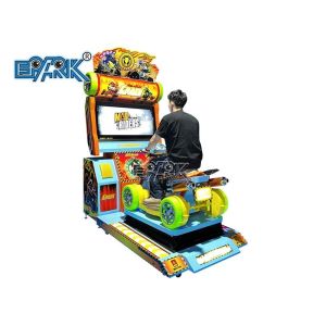 42 Inch All Hardware Racing Arcade Game Machine Full Motion Crazy Four Wheel