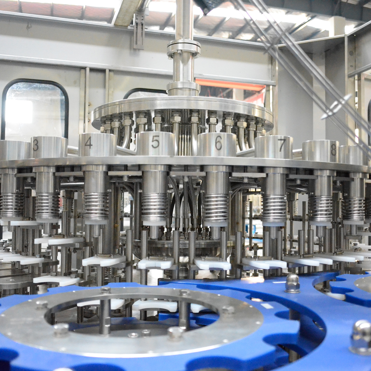 1l 0.5l Aseptic Juice Filling Machine 8000BPH Monoblock Bottling Line