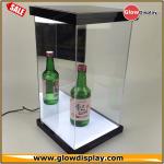 self-assembly custom 1/6 scale LED lighted clear figure acrylic display case for