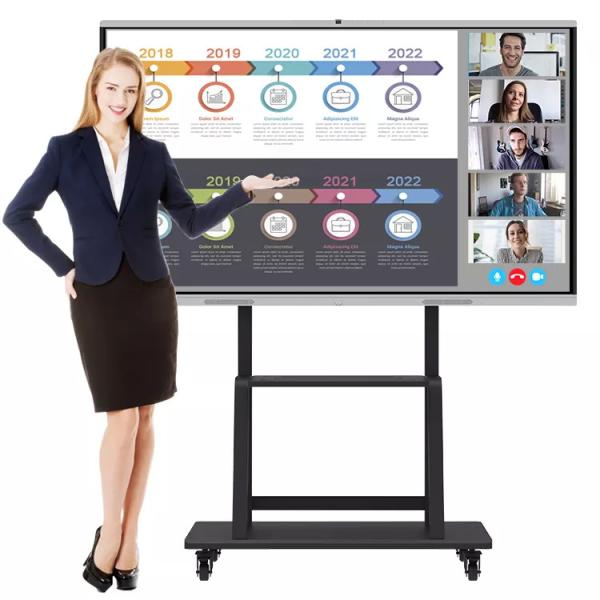 Quality Multiple Functions Touch Screen Smart Interactive Whiteboard 65" 4k for sale