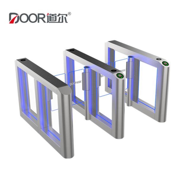 Quality 2 Ways Swing Barrier Gates For Library Entrance Control With Card Reader Access Control for sale