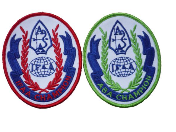 Quality Embroidered Custom Patches / Badges With Personalized Pattern For Clothing / Cloths for sale