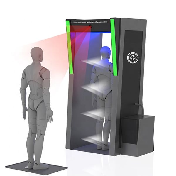 Reliable Walk Through Body Temperature Scanner With Disinfection Function