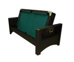 2 In 1 Flip Game Table MDF With PVC , Multi Function Swivel Game Table
