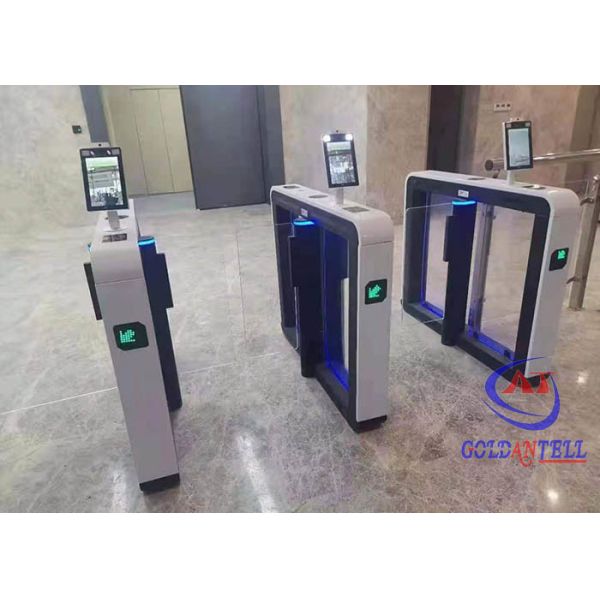 Electronic Swing Barrier Access Control Turnstiles With Security Thermal Scanner