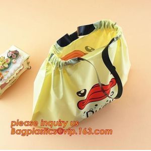 China Drawtape Plastic Car Biodegradable Garbage Bag,Plastic laundry drawtape handle bag for family,drawstring closure drawtap wholesale