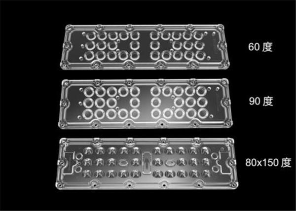 Quality PMMA / PC Material LED Light Lens High Luminous Flux With PCB Board / Cluster Holders for sale