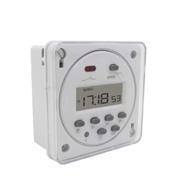 Quality CN101A DC12V 16A Digital LCD Power Weekly Programmable Electronic Timer Relay Switch for sale