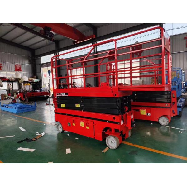 320kg Hydraulic Scissor Lift 8M 10M 11.8M Aerial Work Platform Self Propelled Lift
