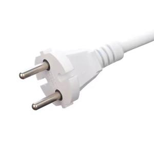 China Factory Direct VDE 10A Quality Power Cords Extension Cords White 2 Pin Plugs &amp; Sockets For Home Appliances Power wholesale