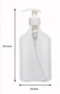 China PET 350ML Hand Sanitizer Shampoo Dispenser Empty Lotion Bottles wholesale