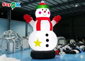 China 210D Oxford Cloth Inflatable Christmas Ornaments For Activity Decoration wholesale