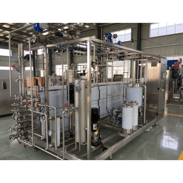Egg Liquid Sterilization Pasteurizer Machine SUS316 With Pipe White 3-4T/H