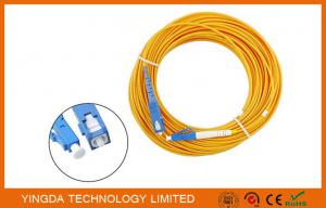 China LC / SC CATV Fiber Optic Patch Cord Cable SM SX 15 Meter / Fiber Optic Assemblies wholesale