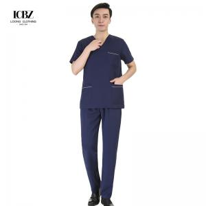 China Polyester Spandex Medical Scrubs Uniform for Women and Men in Fashionable Design wholesale