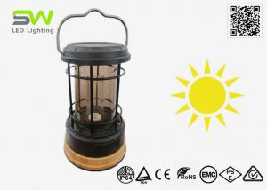 China 5W Dimmable 200 Lumens Solar Rechargeable LED Lantern Vintage Retro wholesale