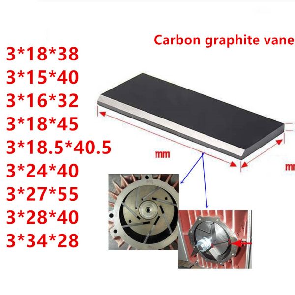 Chemical Composition Graphite Vane Plate for Vacuum Pump Applications