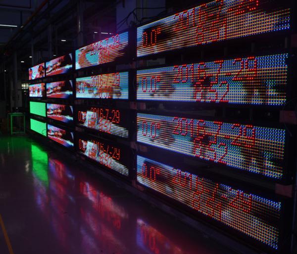 High Brightness P 10 Changeable Led Signs , Programmable Led Message Board