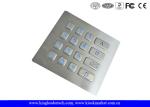 Numeric Illuminated Backlit Metal Keypad 16 Keys for Security Access Control