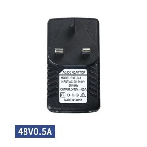 China 10/100Mbps DC48V/0.5A POE Power adapter US/EU/UK/AU available power for CCTV poe IP Camera using on sale