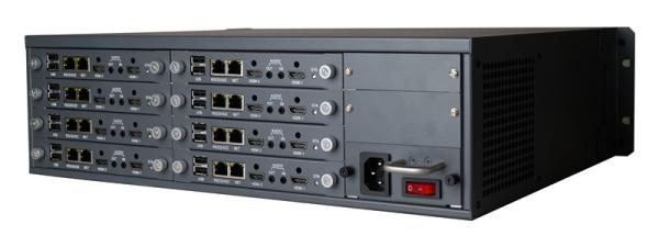 Quality Video Wall Controller IP Decoder With 16CH HDMI Output Modular Chassis for sale