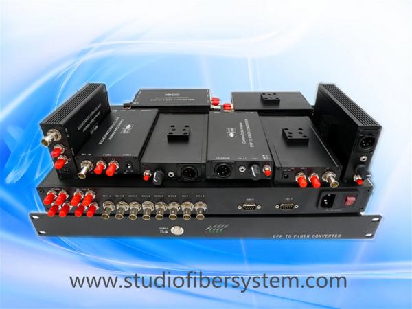Quality 4 port fast light compact SDI video over fiber optic system for sale